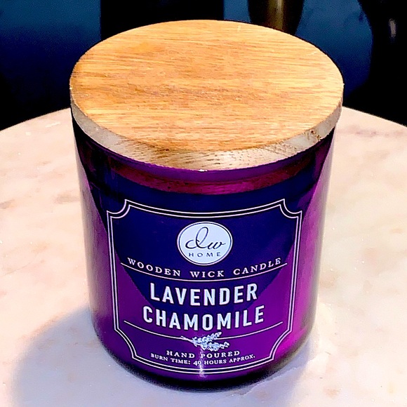 DW HOME CANDLE LAVENDER CHAMOMILE RICHLY SCENTED WOOD WICK NEW 11.5oz - Picture 2 of 5